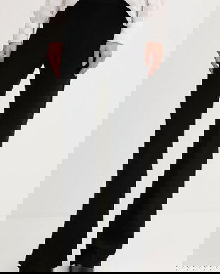 Joseph Ribkoff pantaloni culoarea negru, evazați, high waist, 163099