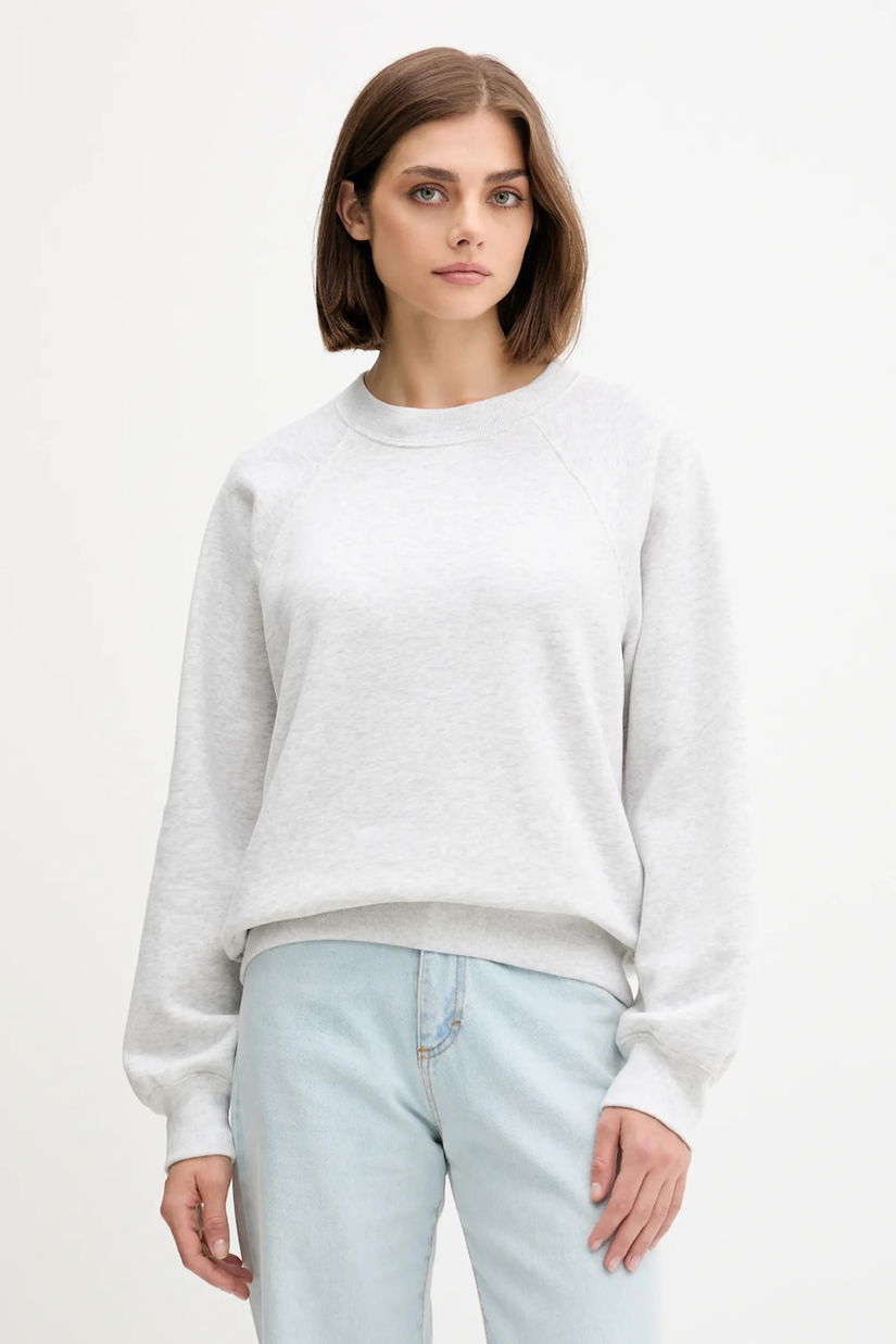 Abercrombie & Fitch bluză culoarea gri, melanj, KI152-5350-112