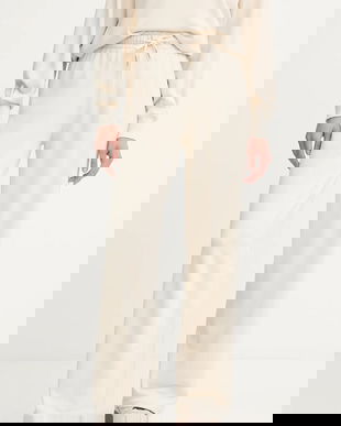 Silvian Heach pantaloni de trening MOUJANE culoarea bej, uni, GPA25050PA