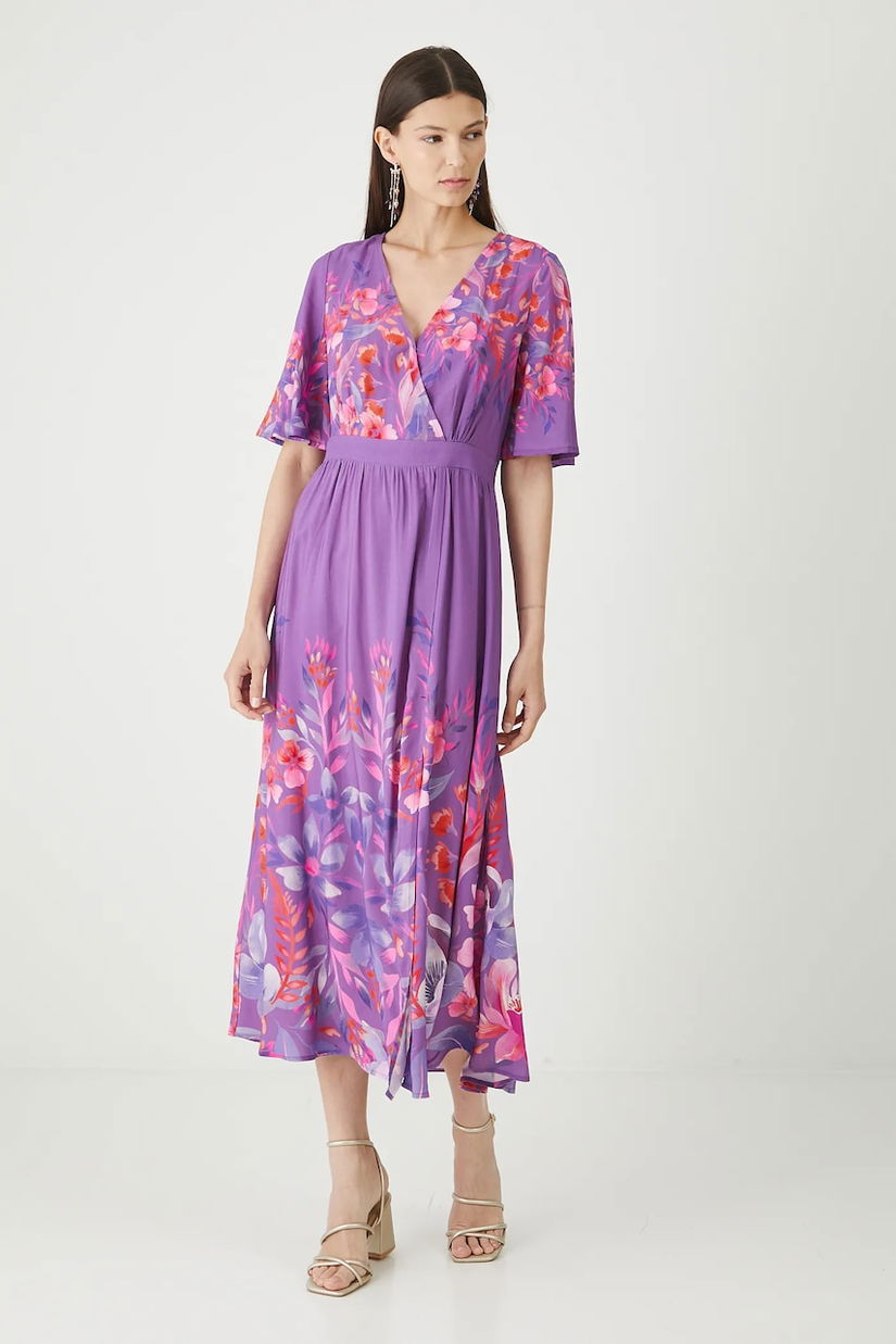 Medicine rochie maxi, evazați