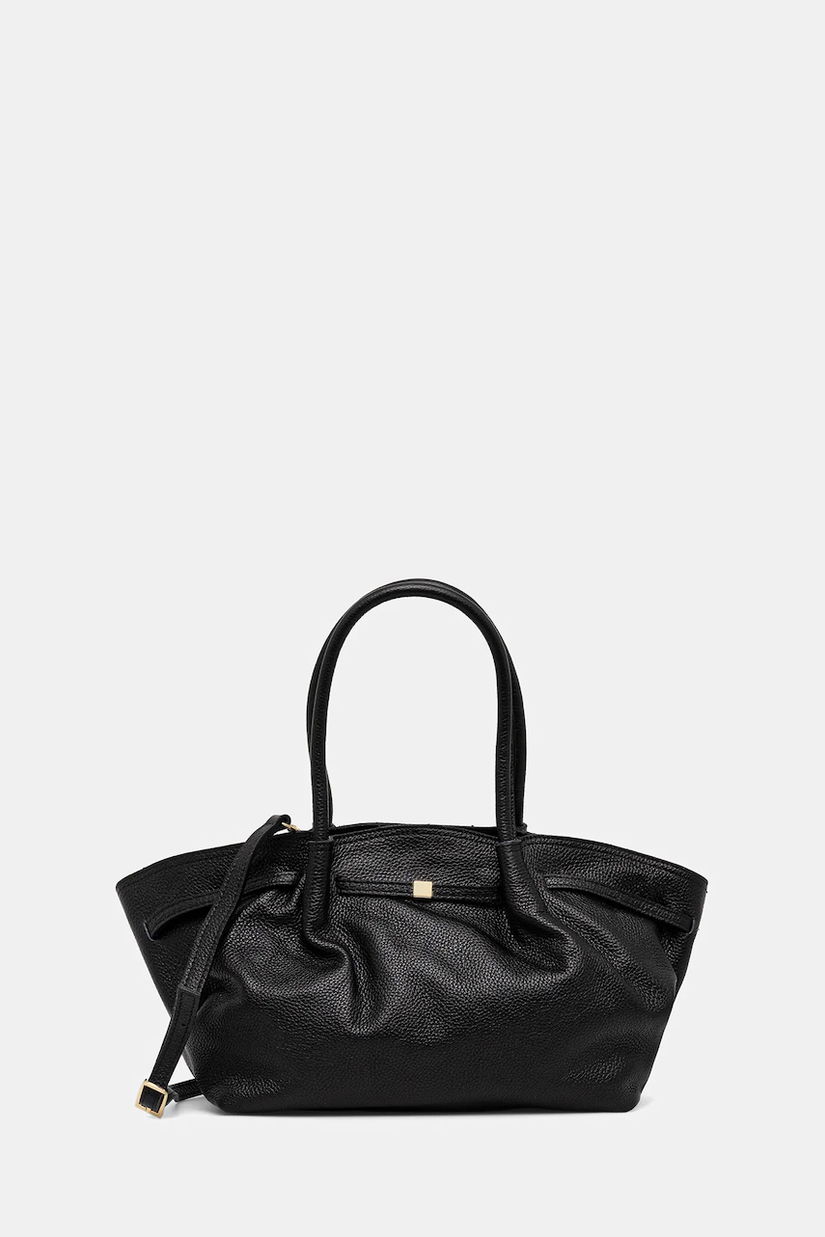 Answear.LAB poseta de piele culoarea negru