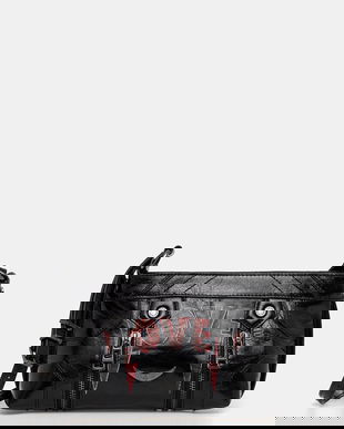 ZADIG&VOLTAIRE poșetă de piele culoarea negru, LWBA03951