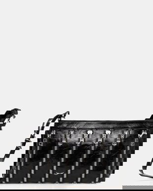 ZADIG&VOLTAIRE poșetă de piele culoarea negru, LWBA03952