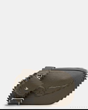 ZADIG&VOLTAIRE poșetă de piele culoarea verde, LWBA03657