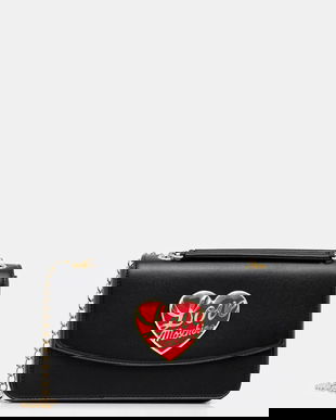 Love Moschino poșetă culoarea negru, JC4184PP1NLP0000