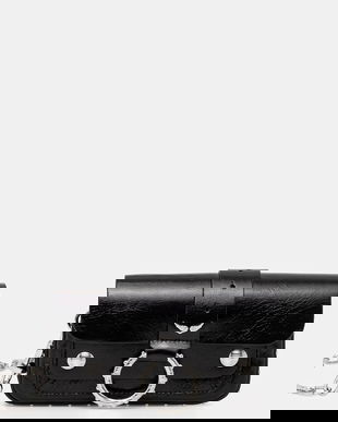 ZADIG&VOLTAIRE poșetă de piele culoarea negru, LWBA03910