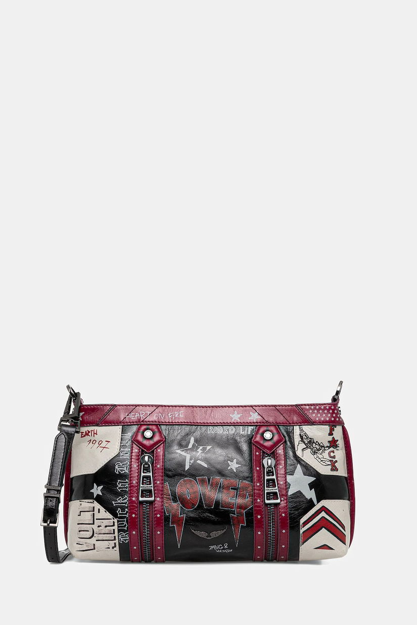 ZADIG&VOLTAIRE poșetă de piele culoarea negru, LWBA03948