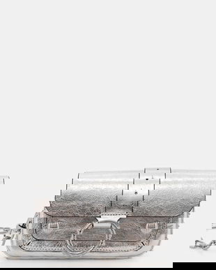 ZADIG&VOLTAIRE poșetă de piele culoarea argintiu, LWBA03973