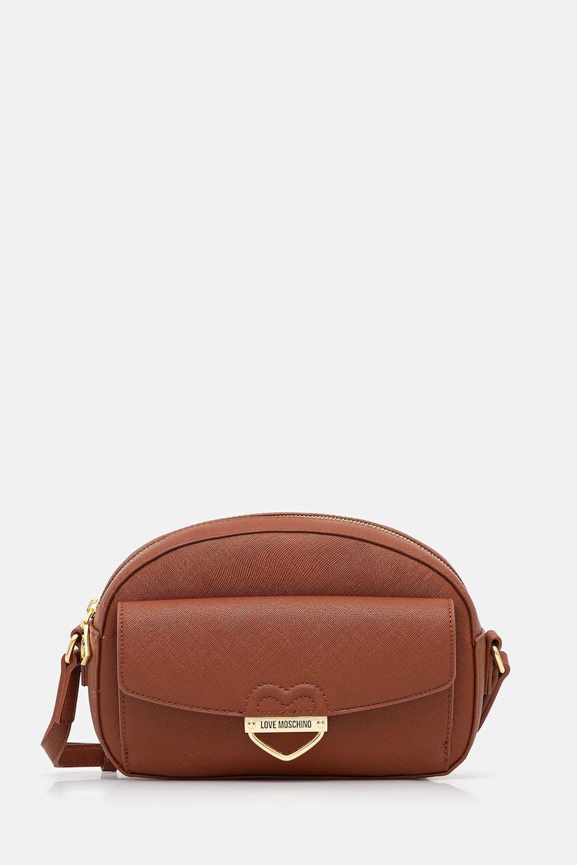 Love Moschino poșetă culoarea portocaliu, JC4180PP1NLE0312