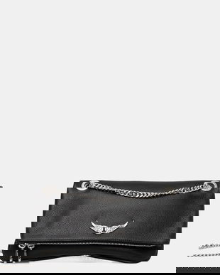 ZADIG&VOLTAIRE poșetă de piele culoarea negru, LWBA04124