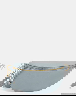 Answear Lab borseta de piele culoarea maro