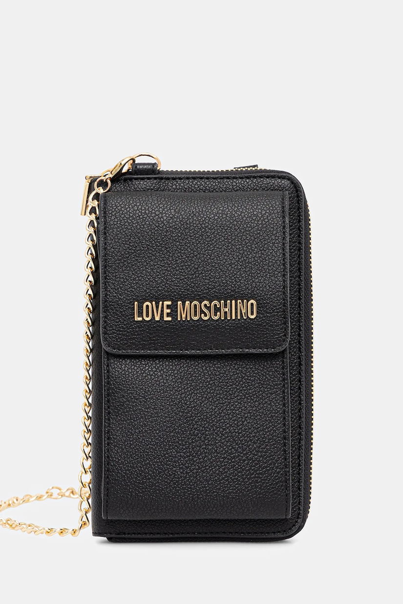 Love Moschino portofel culoarea negru, JC5701PP1NLD0000