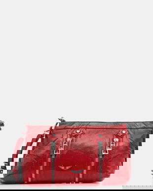 ZADIG&VOLTAIRE poșetă de piele culoarea roșu, LWBA03891