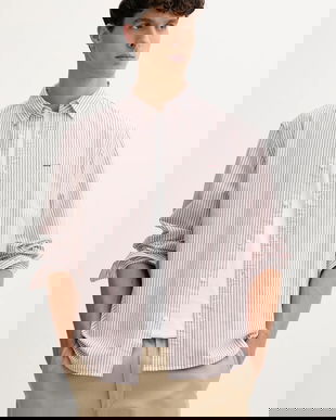 Levi's cămașă din bumbac culoarea bordo, cu guler button-down, relaxed, A7210