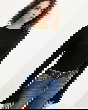 Luisa Spagnoli pulover de lână culoarea negru, light, 100119