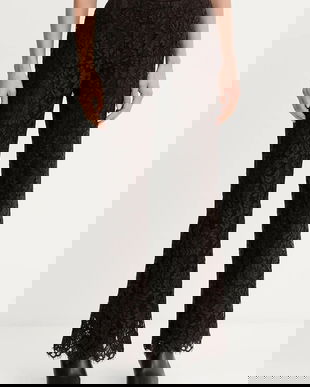 Luisa Spagnoli pantaloni culoarea maro, drept, high waist, 542346