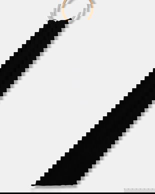 Paul&Shark eșarfă de lână culoarea negru, uni, 99311019