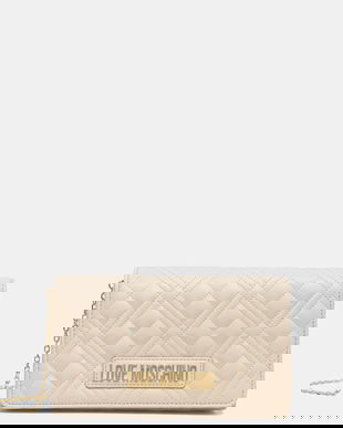 Love Moschino poșetă culoarea bej, JC4079PP1NLA0110