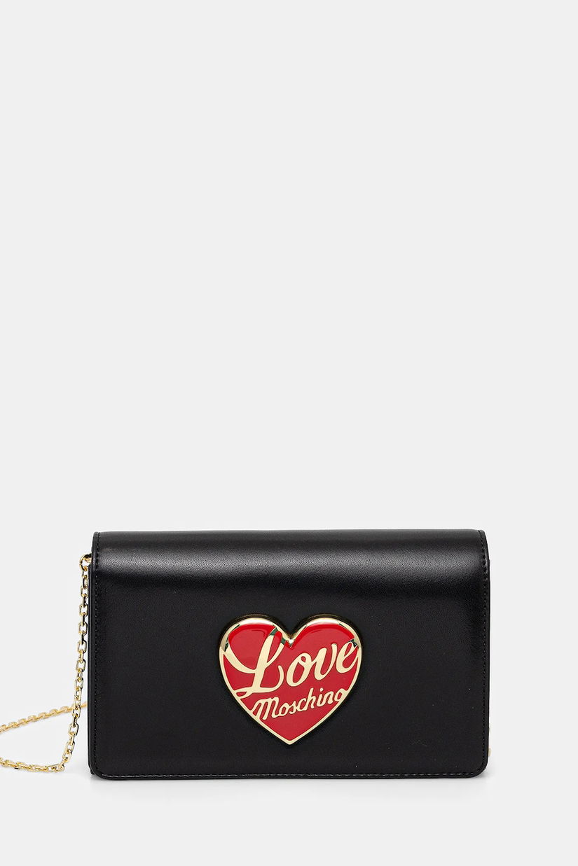 Love Moschino poșetă culoarea negru, JC4186PP1NLP0000
