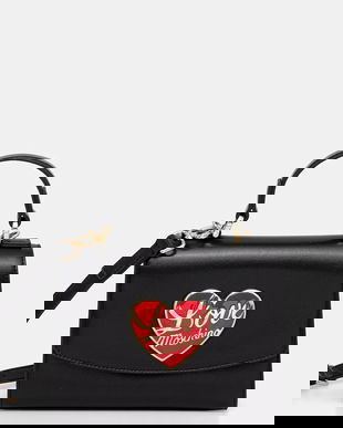 Love Moschino poșetă culoarea negru, JC4181PP1NLP0000