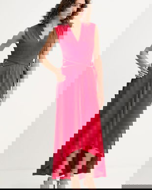 Dkny rochie culoarea roșu, maxi, evazați, DD5J1M09