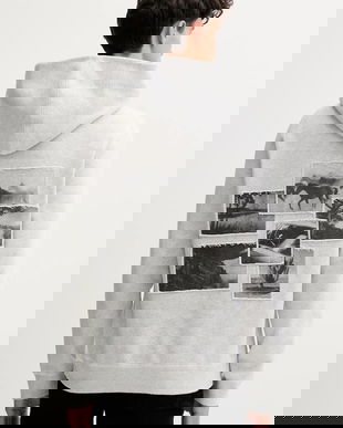 ZADIG&VOLTAIRE bluză culoarea gri, cu glugă, uni, JMSS01307