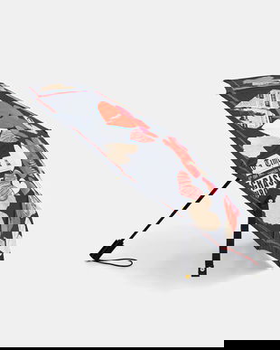 Moschino umbrelă culoarea negru, 8946