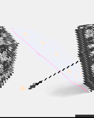 Moschino umbrelă culoarea negru, 8620