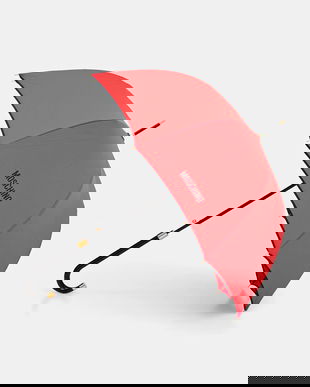 Moschino umbrelă culoarea rosu, 9060