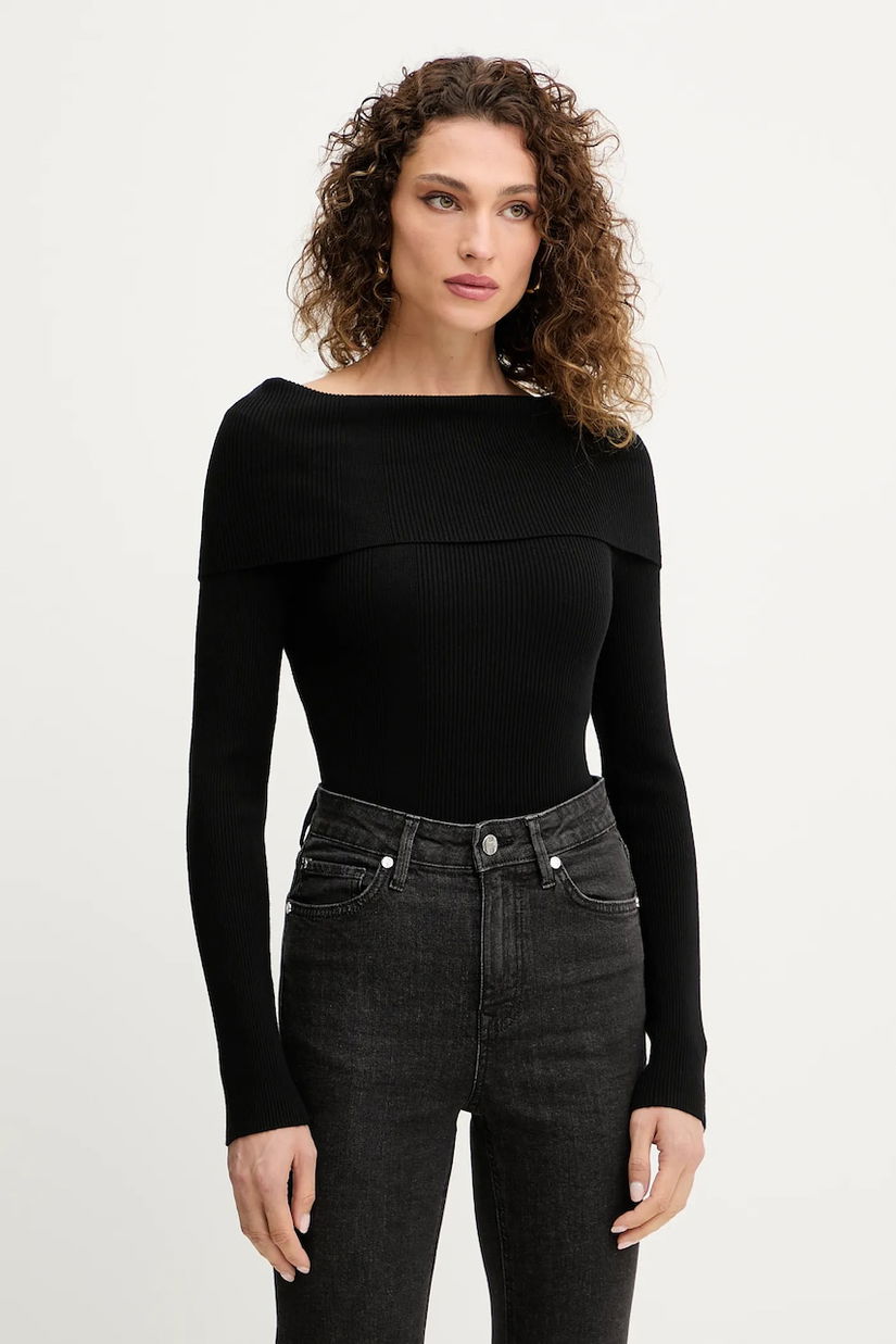 Silvian Heach pulover FRIDRIK culoarea negru, light, GPA25249MA