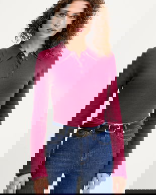 Silvian Heach pulover BUCERS culoarea bordo, light, GPA25555PO