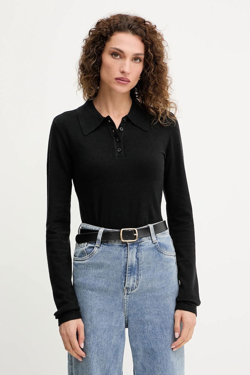 Silvian Heach pulover BUCERS culoarea negru, light, GPA25555PO