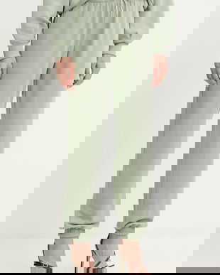 Silvian Heach pantaloni de trening BENKAID culoarea verde, uni, GPA25116PA