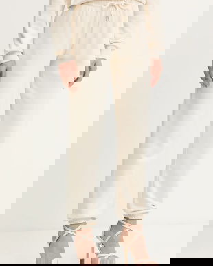 Silvian Heach pantaloni de trening BENKAID culoarea bej, uni, GPA25116PA