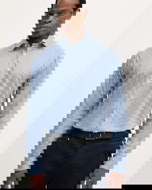 Eton cămașă din bumbac cu guler clasic, slim, 100013947