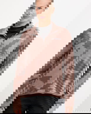 adidas TERREX hanorac Multi culoarea maro, cu imprimeu, JN0997