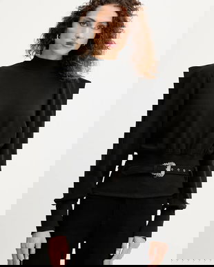 Versace Jeans Couture hanorac de bumbac culoarea negru, uni, 79HAI300 F0010