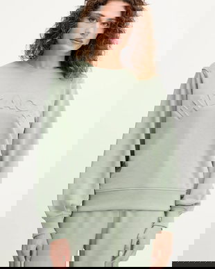 Silvian Heach bluză BASSIN culoarea verde, cu imprimeu, GPA25113FE