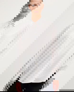 Gant cămașă din bumbac culoarea alb, cu guler clasic, relaxed, 4300520