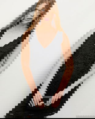 Answear.LAB rochie culoarea negru, mini, drept