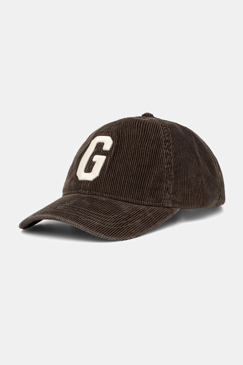 Gant șapcă de baseball din catifea culoarea verde, 9900280