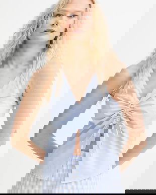 Renewed bluză din bumbac creative upcycling uni, Renewed INTU x Answear