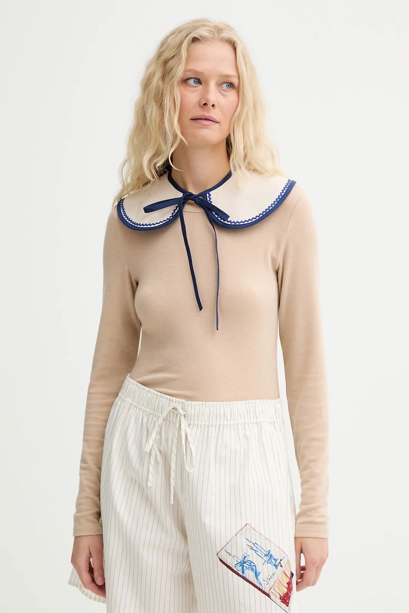 Renewed guler decorativ din denim creative upcycling cu imprimeu, Renewed INTU x Answear