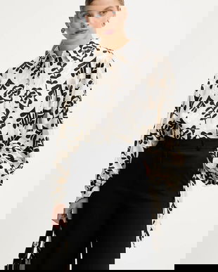 Answear.LAB camasa culoarea negru, cu guler clasic, relaxed