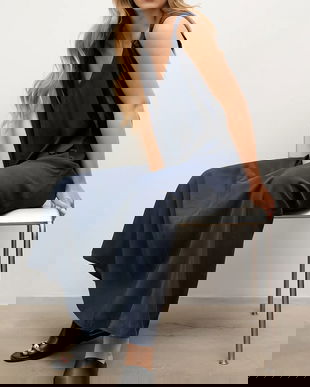 Answear.LAB rochie culoarea albastru marin, maxi, evazati