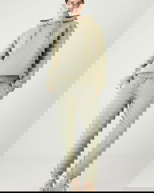 Medicine pantaloni culoarea verde