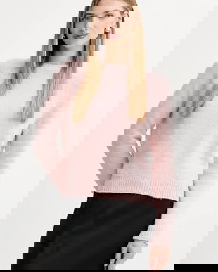 BOSS pulover din amestec de lână culoarea bej, 50478315