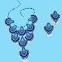 Set "Mandala albastră"