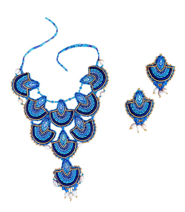 Set "Mandala albastră"