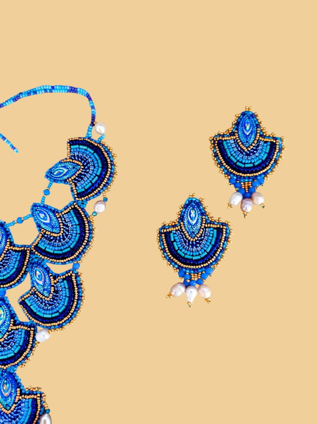 Set "Mandala albastră"